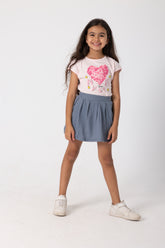 Myself Heart Skirt Set